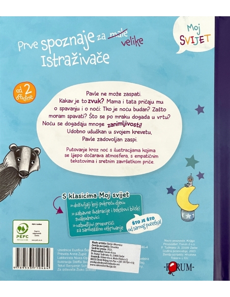 Što je što? Što se događa noću?-Slikovnica s prozorčićima