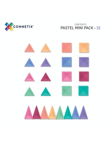 Connetix 32 pc Pastel Mini Pack