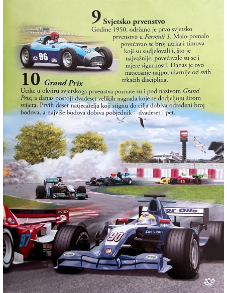 101 činjenica o vozilima za utrke