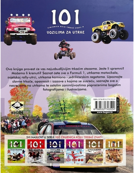101 činjenica o vozilima za utrke
