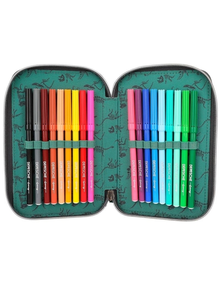 Dino World pernica na tri kata napunjena LED siva