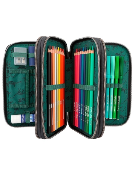 Dino World pernica na tri kata napunjena LED siva