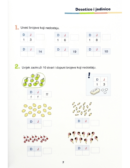 FIT za školu: Računanje do 20 (1. razred)