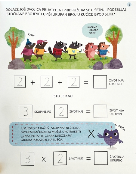 Mala Škola: Tablica množenja 1