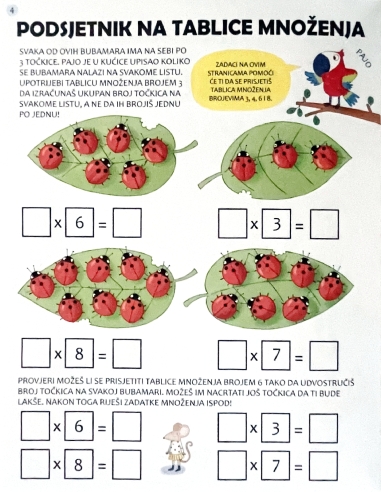 Mala Škola: Tablica množenja 3