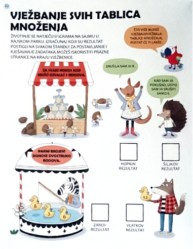 Mala Škola: Tablica množenja 3