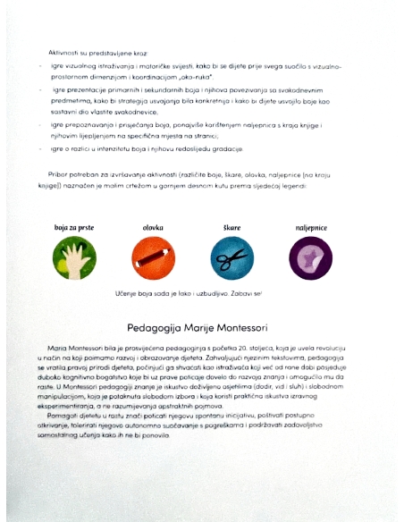 Montessori: Moja prva knjiga – BOJE