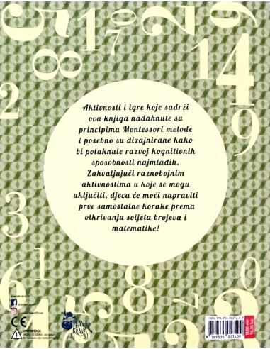 Montessori: Moja prva knjiga – BROJEVI