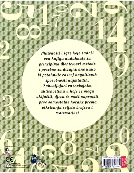 Montessori: Moja prva knjiga – BROJEVI