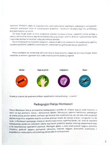 Montessori: Moja prva knjiga – SVEMIR