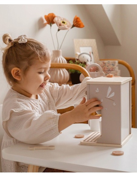 Label Label Drveni espresso aparat – Nougat