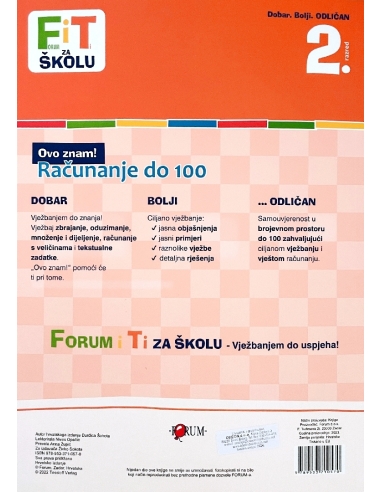 FIT za školu: Računanje do 100 (2. razred)