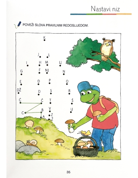 FIT za školu: Vježbe pisanja 1 - uspravno pismo (1. razred)