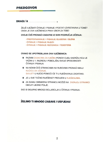 FIT za školu: Čitanje i pisanje (1. razred)