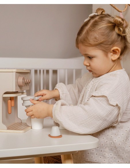 Label Label Drveni espresso aparat – Nougat