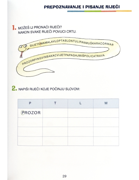 FIT za školu: Čitanje i pisanje (1. razred)