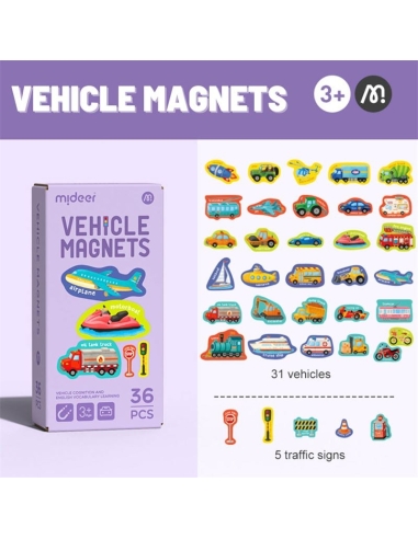 Mideer Magnetni kreativni set - Prevozna sredstva