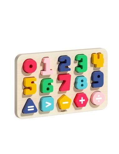 Mideer Drvena slagalica - Učimo brojeve