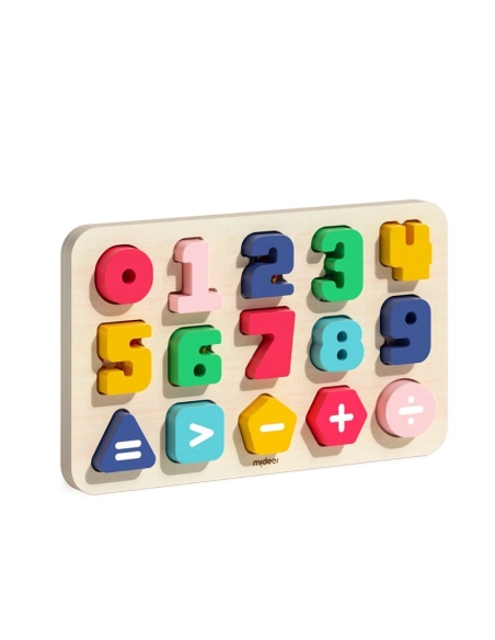 Mideer Drvena slagalica - Učimo brojeve