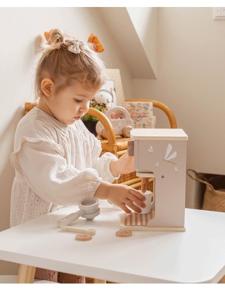 Label Label Drveni espresso aparat – Nougat