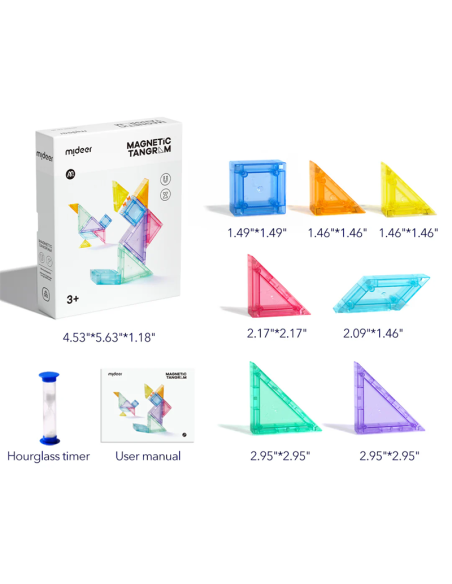 Mideer Magnetni tangram