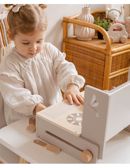 Label Label Drveni prenosni šporet - Nougat