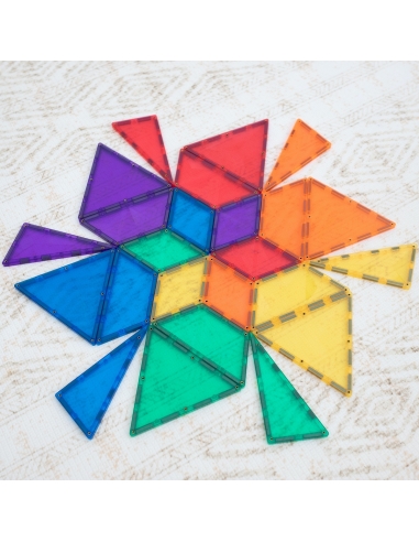 Connetix Tiles – Rainbow Shapes Expansion set (36 kom)