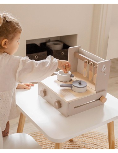 Label Label Drveni prenosni šporet - Nougat