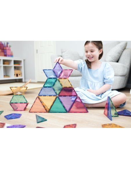 Connetix Tiles – Pastel Shape Expansion (48 kom)