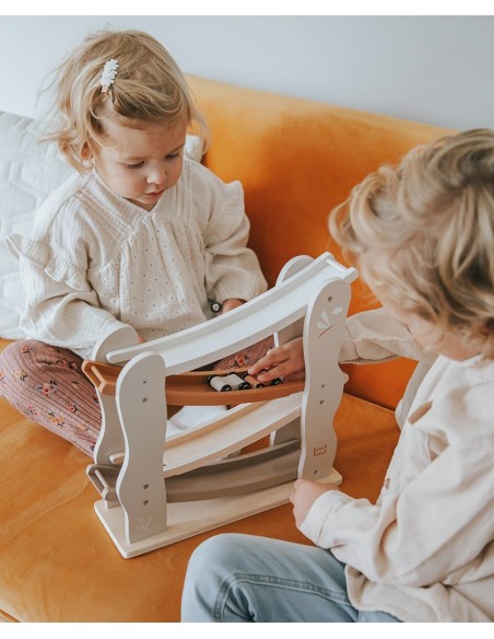 Label Label Drvena trkaća staza – Car slider Nougat