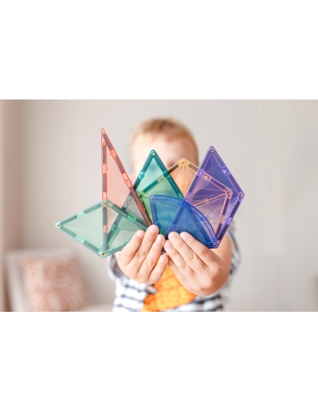 Connetix Tiles – Pastel Shape Expansion (48 kom)