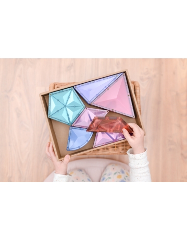 Connetix Tiles – Pastel Shape Expansion (48 kom)