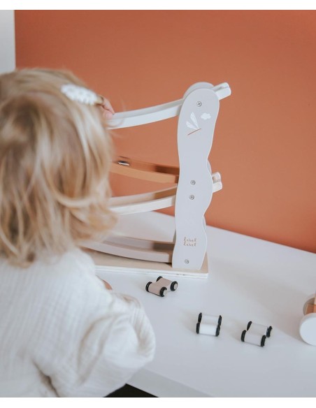 Label Label Drvena trkaća staza – Car slider Nougat