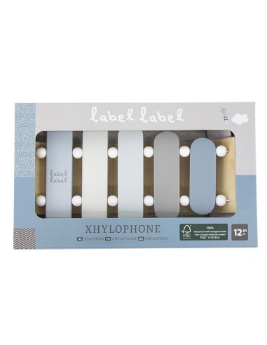 Label Label Xylophone - Blue