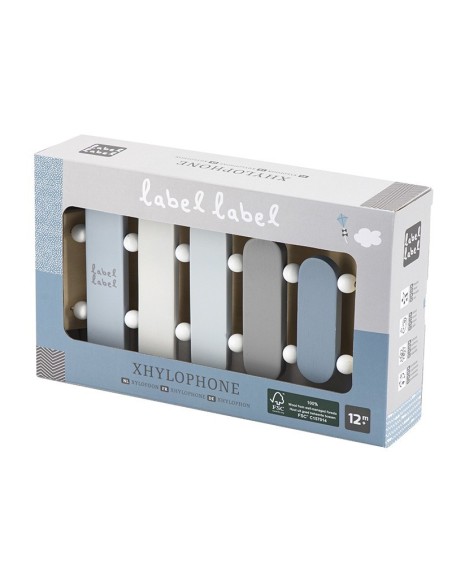 Label Label Xylophone - Blue