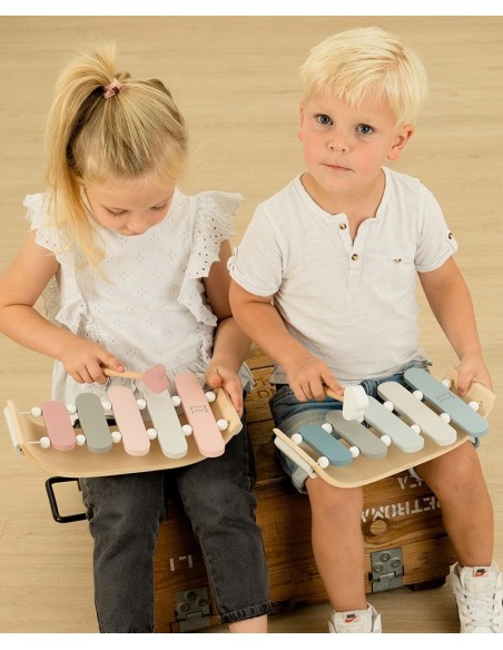 Label Label Xylophone - Blue