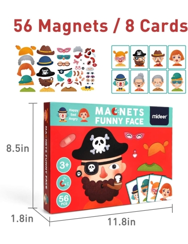 Mideer Funny Faces Magnet