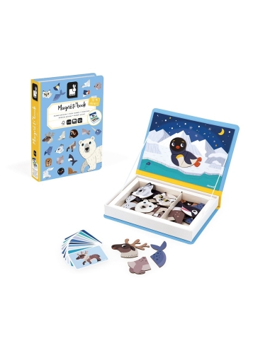 Janod Magnetna knjiga - Polarne životinje