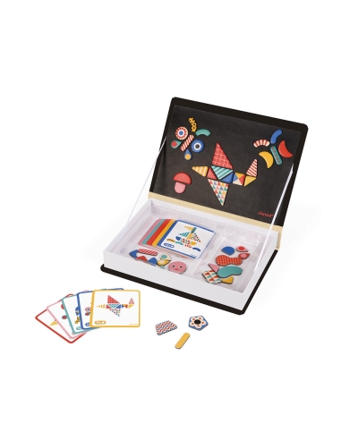Janod Magnetna knjiga - Tangram (Moduloform)