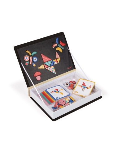 Janod Magnetna knjiga - Tangram (Moduloform)