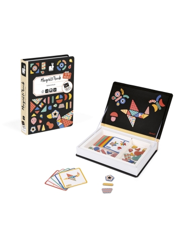 Janod Magnetna knjiga - Tangram (Moduloform)