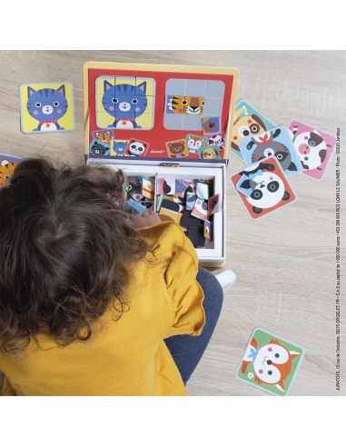 Janod Magnetna knjiga - Pomiješaj životinje