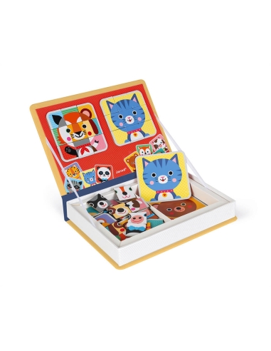 Janod Magnetna knjiga - Pomiješaj životinje