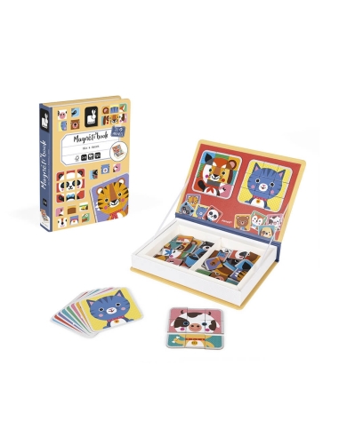 Janod Magnetna knjiga - Pomiješaj životinje