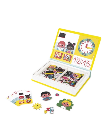 Janod Magnetna knjiga - Koliko je sati?