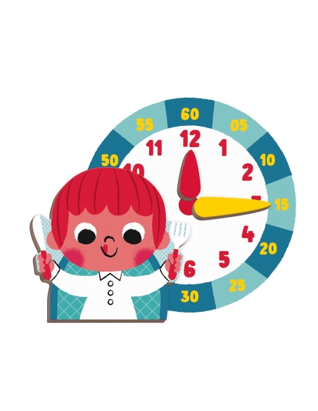 Janod Magnetna knjiga - Koliko je sati?