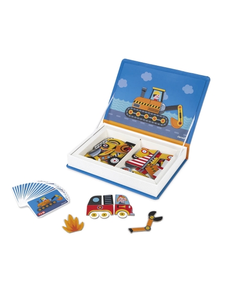 Janod Magnetna knjiga - Vozila