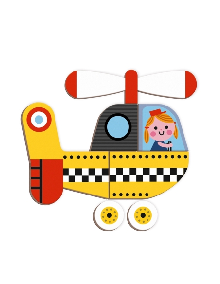 Janod Magnetna knjiga - Vozila