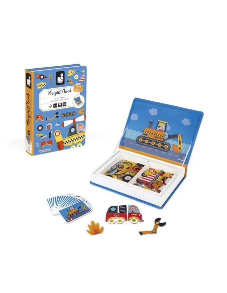 Janod Magnetna knjiga - Vozila