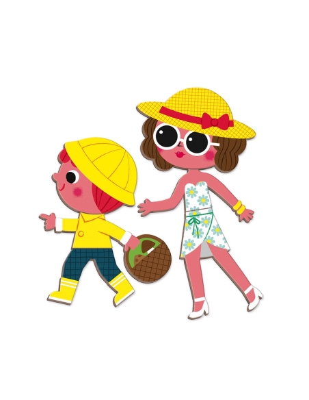 Janod Magnetna knjiga - Godišnja doba